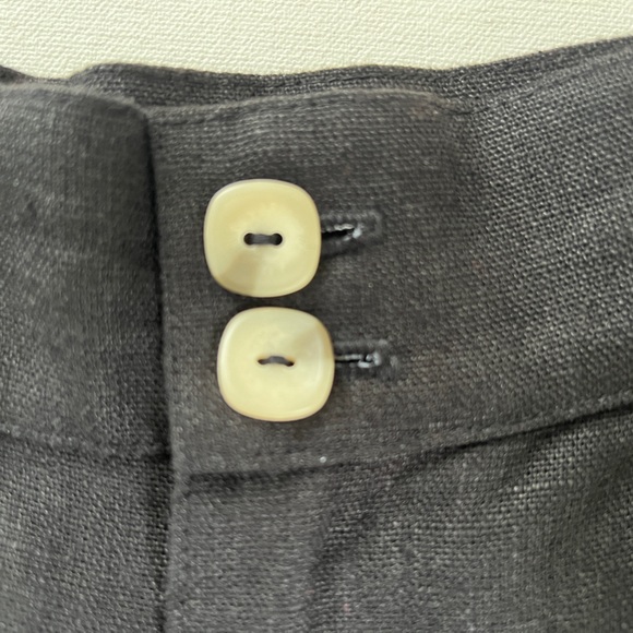 🆕 Selva / Negra Rita Pant Black 100% Linen Size 14 * Discontinued - Picture 7 of 16